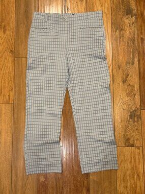 Betabrand - plaid pants - size L